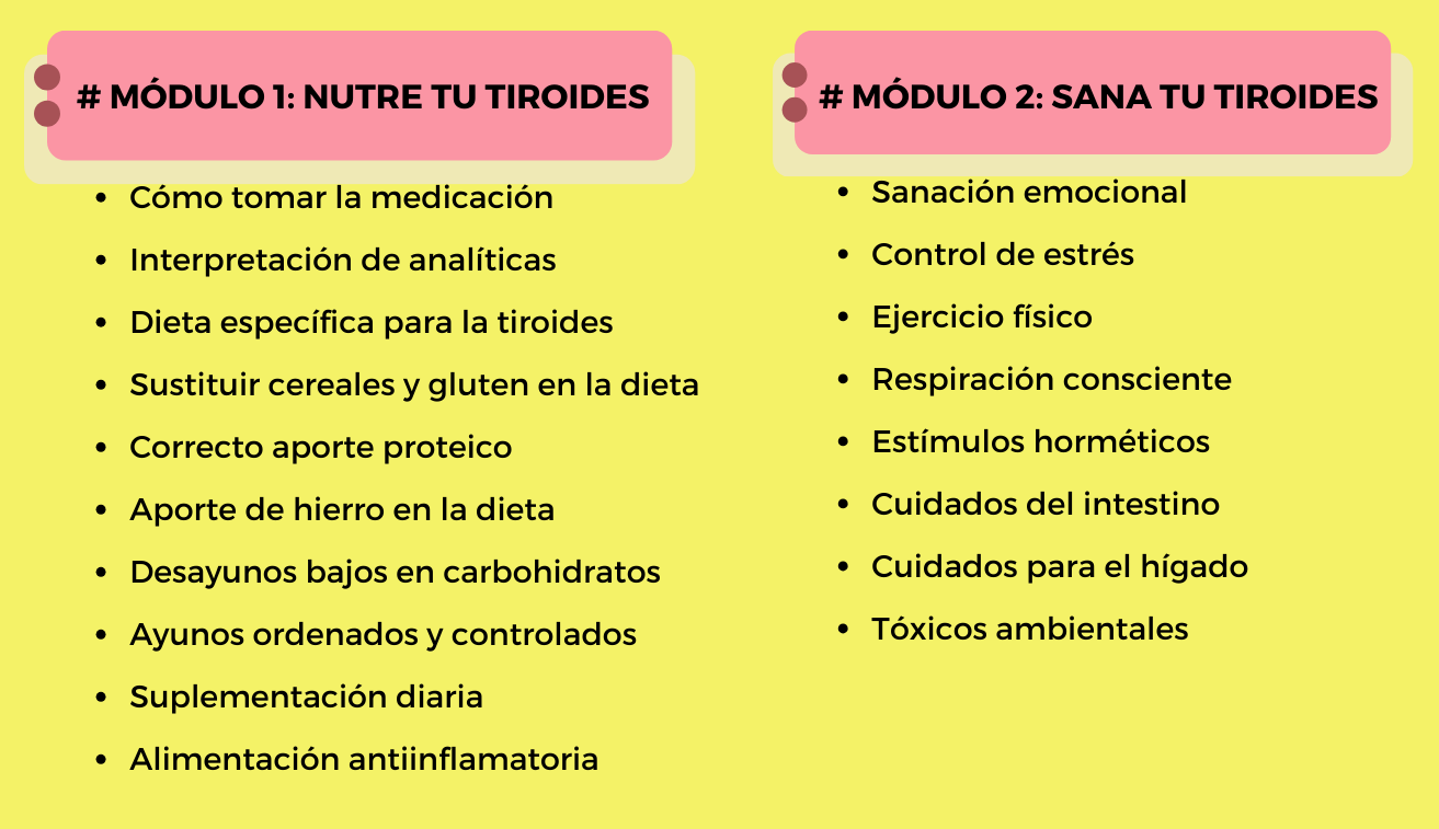 Módulos del programa